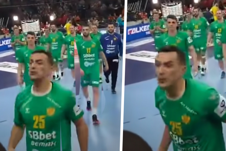 Fiese Attacke bei Handball-EM: Spieler spuckt Fan ins Gesicht!