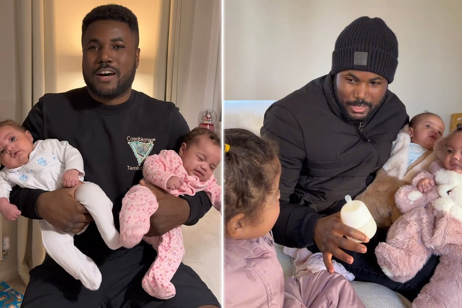 Der sehbehinderte Souleyman Bah überlegt sich kreative Erziehungsmethoden für seine drei Kinder.