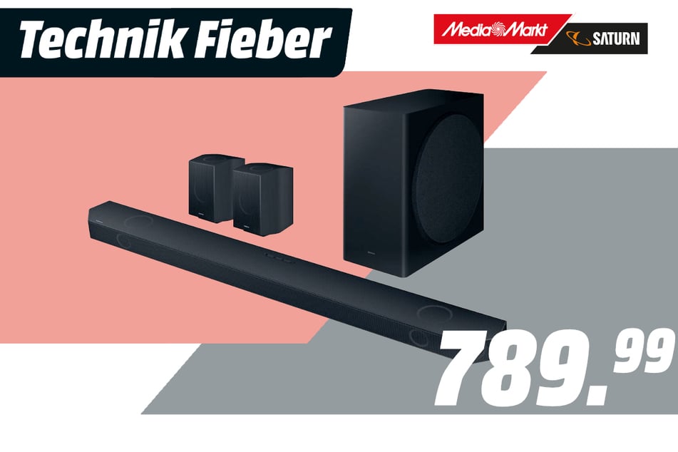 Samsung-Soundbar für 789,99 Euro.