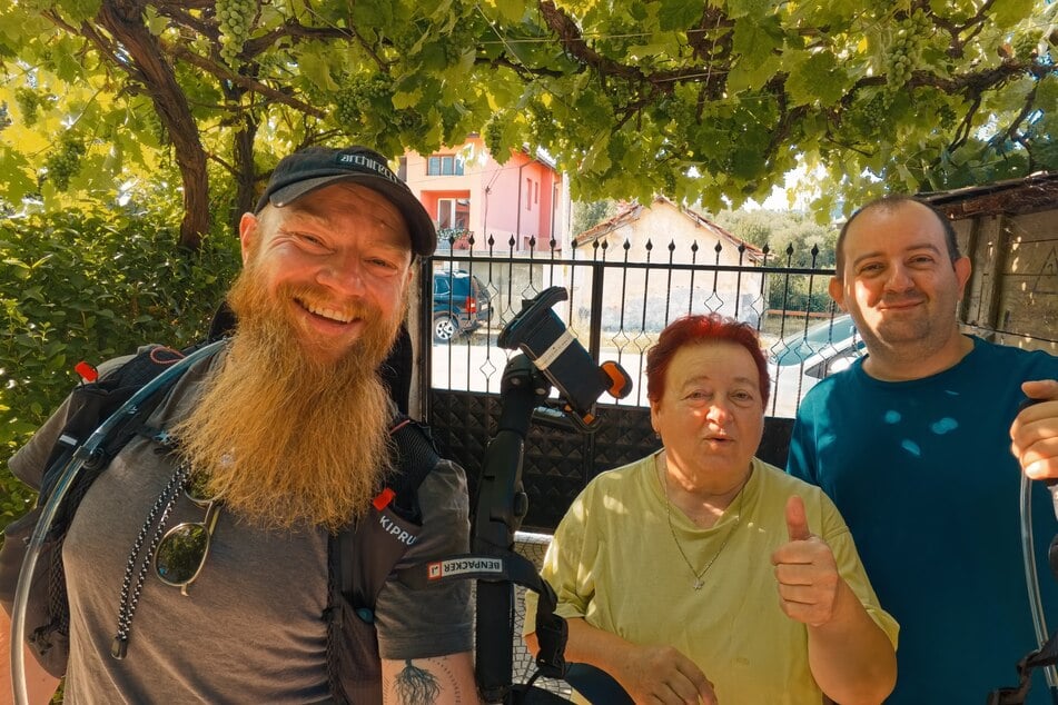 Auf seiner Reise traf Robert bisher nur gastfreundliche Menschen.