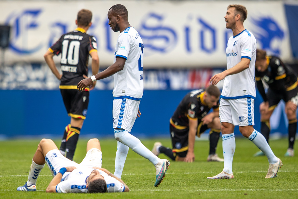Beide Mannschaften waren nach Spielschluss erschöpft und ausgelaugt. Die Magdeburger waren zusätzlich enttäuscht über das 1:1-Remis.