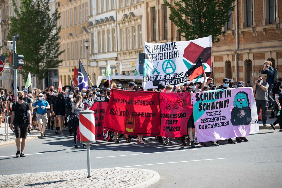 Chemnitz: "Schicht im Schacht" in Freiberg: Mehr als 100 Teilnehmer bei Demo