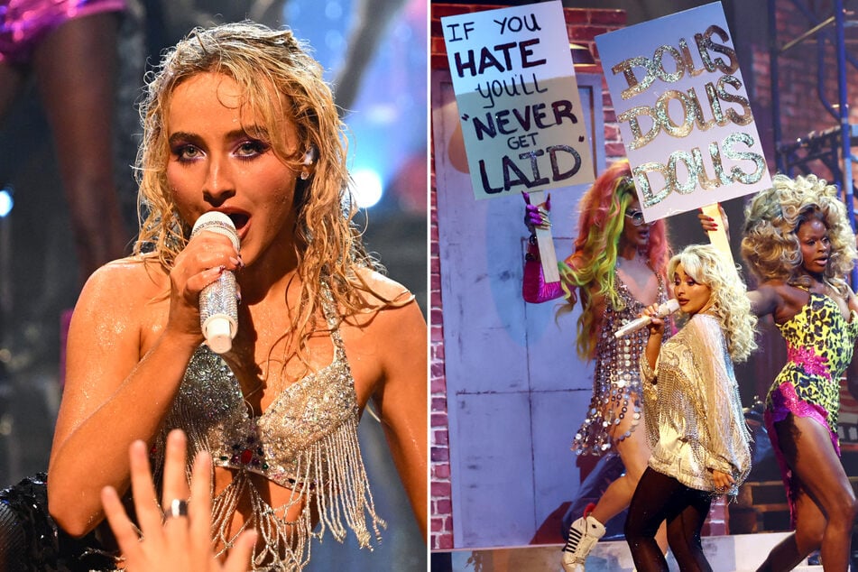 Sabrina Carpenter advocated for the trans community with an electrifying performance of her latest single, Tears, at the 2025 MTV VMAs.