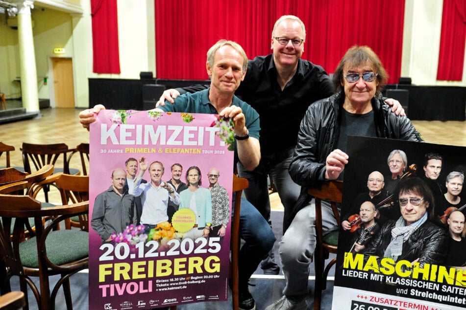 Von wegen Rockerrente! Doch nicht nur "Maschine" kehrt zurück ins Freiberger Tivoli
