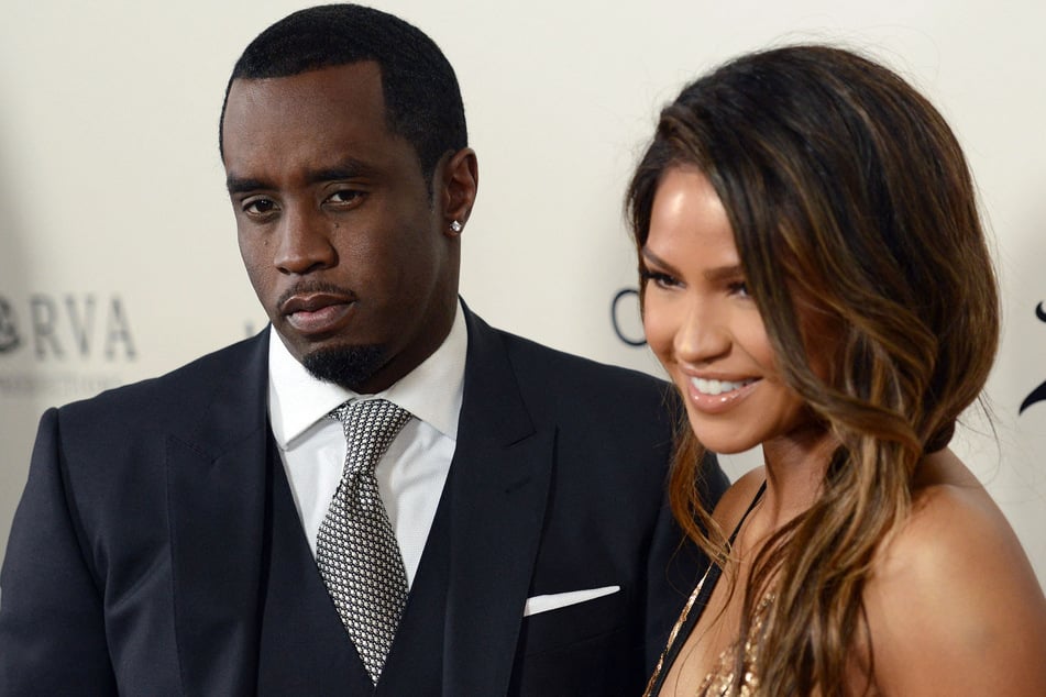 Cassie Ventura (r.) revealed that she was forced to attend the premiere of her movie covered in bruises after Sean "Diddy" Combs assaulted her.