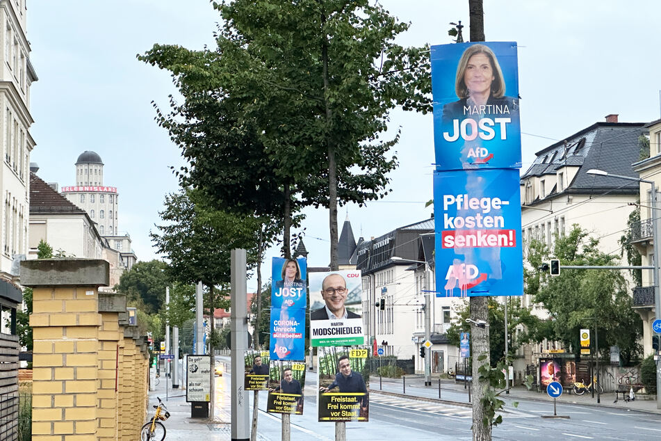 Selbst die AfD wurde Opfer von Schmier-Attacken.