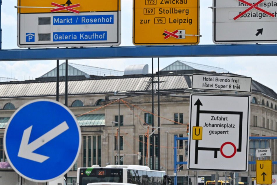 Baustellen Chemnitz: Hiobsbotschaft für Autofahrer in Chemnitz: Chaos-Baustelle geht in die Verlängerung