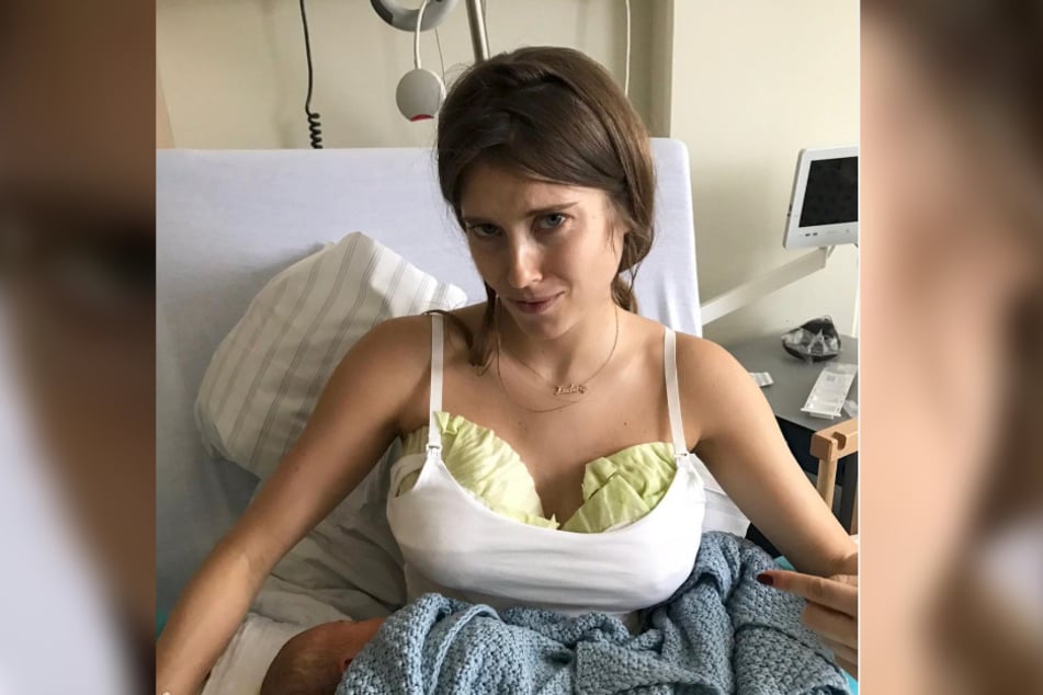 Cathy Hummels (32) hatte nach der Geburt mit Schmerzen in den Brüsten zu kämpfen. Kohlwickel verschafften ihr etwas Linderung.