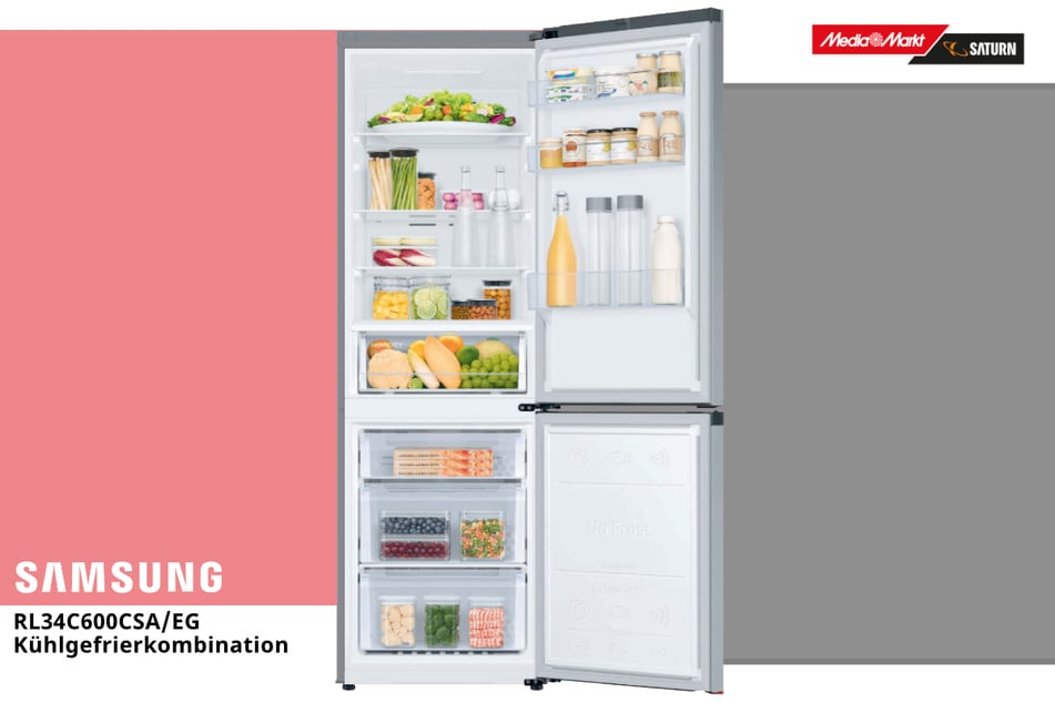 Samsung-Kühlgefrierkombination RL34C600CSA/EG.