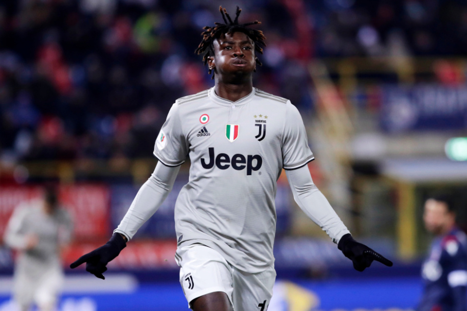 Bereits im Alter von 17 Jahren schoss Moise Kean sein erstes Tor für Juve und galt dort als großes Talent.