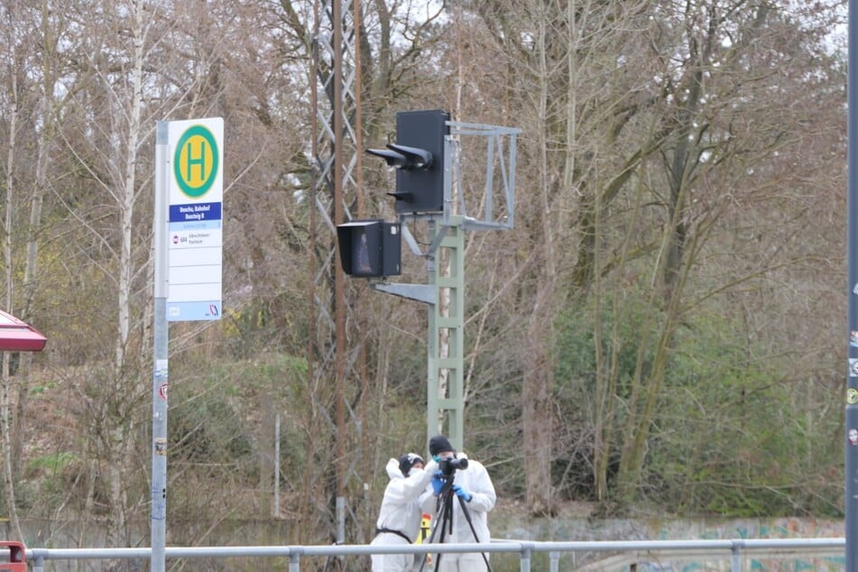 Die Polizei sicherte vor Ort Spuren.
