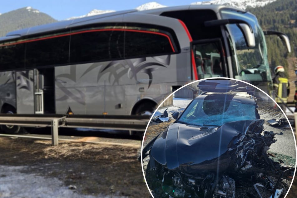 Reisebus aus Deutschland verunglückt auf Fernpassstraße: 24 Menschen verletzt