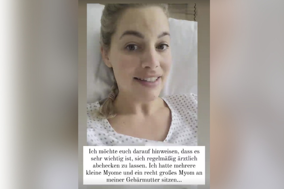 Angelina Kirsch (33) meldet sich nach ihrer Operation auf Instagram.