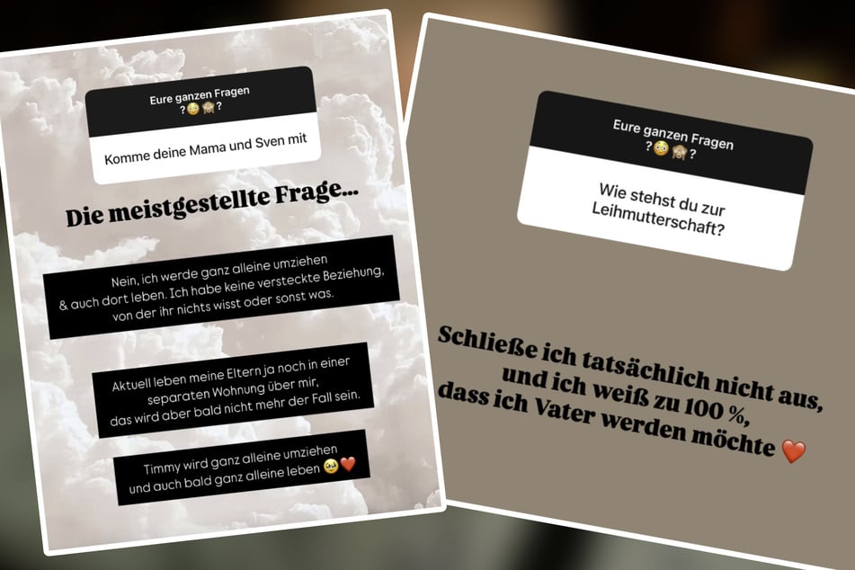 Auf seinem Instagram-Kanal hat der Influencer zahlreiche Fragen seiner Fans beantwortet.