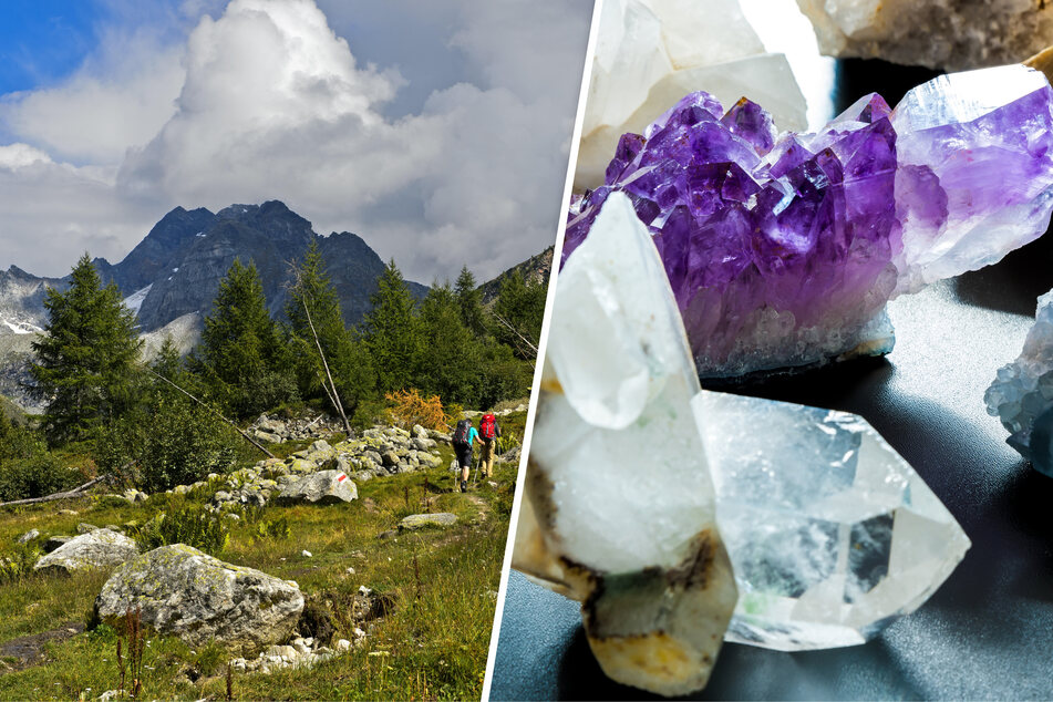 Wildromantische Bergwelt lädt zum Wandern auf der Spur der Steine