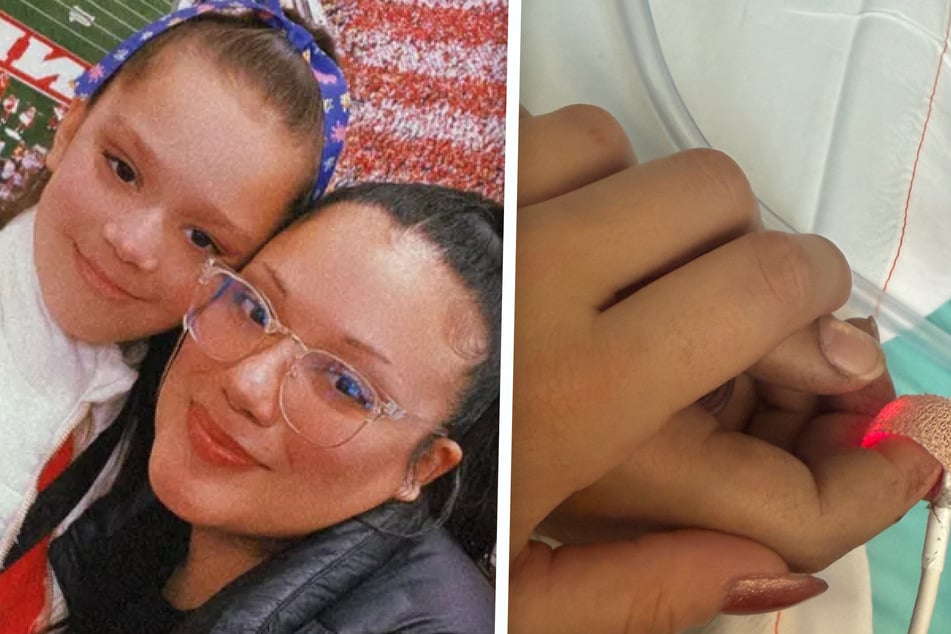 Kessy (28) und ihre Tochter Ni'Lah (9) wurden Opfer eines Brandes.