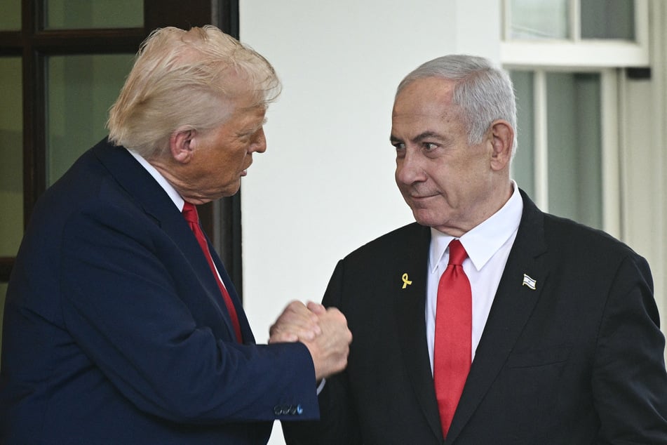US President Donald Trump (l.) is due to meet with Israeli Prime Minister Benjamin Netanyahu at the White House on July 7, 2025.