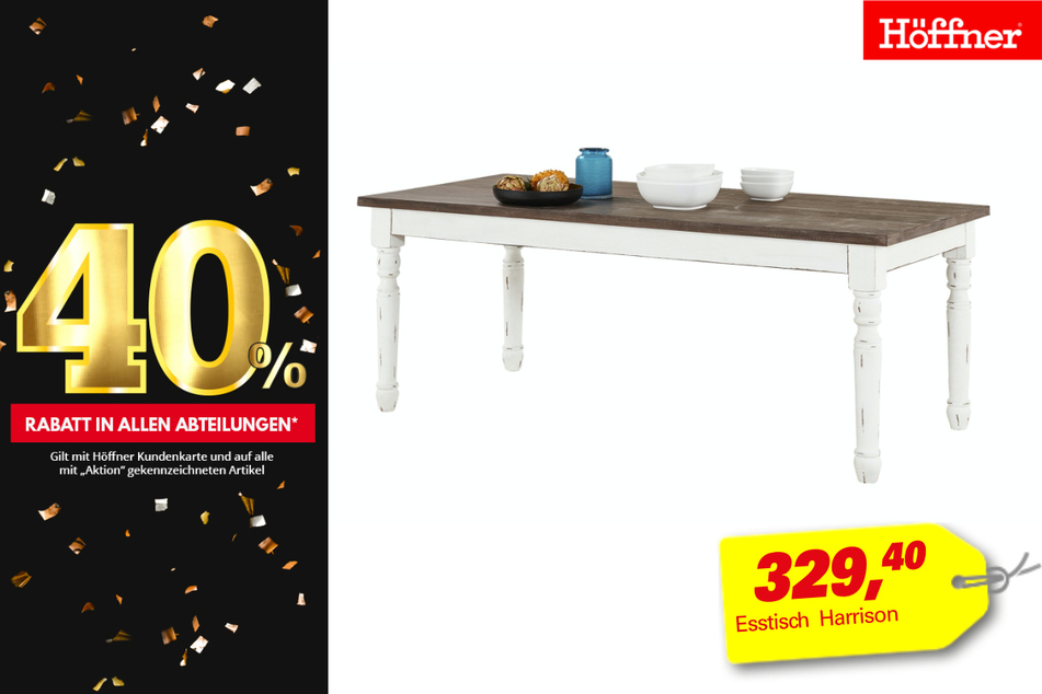 Esstisch Harrison
für 329,40 Euro