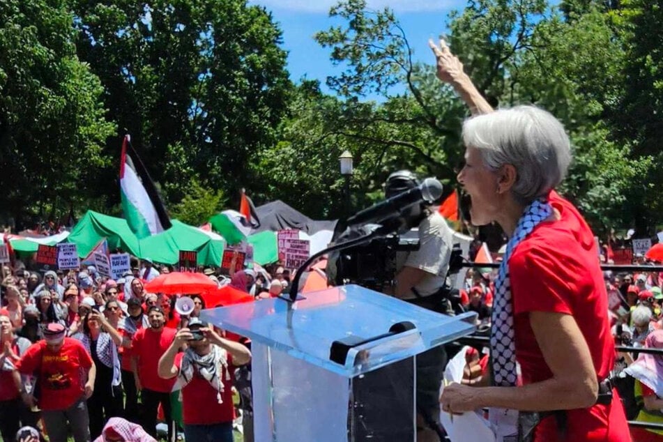 Jill Stein centers Palestinian freedom in high-stakes ballot access rally: "As Gaza goes, we all go"