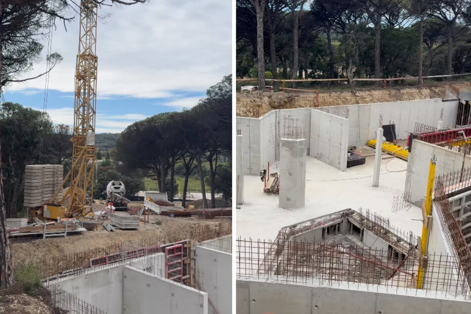 Fortschritt auf der Großbaustelle: Die neue Luxusvilla der Geissens in Saint-Tropez wächst und gedeiht.