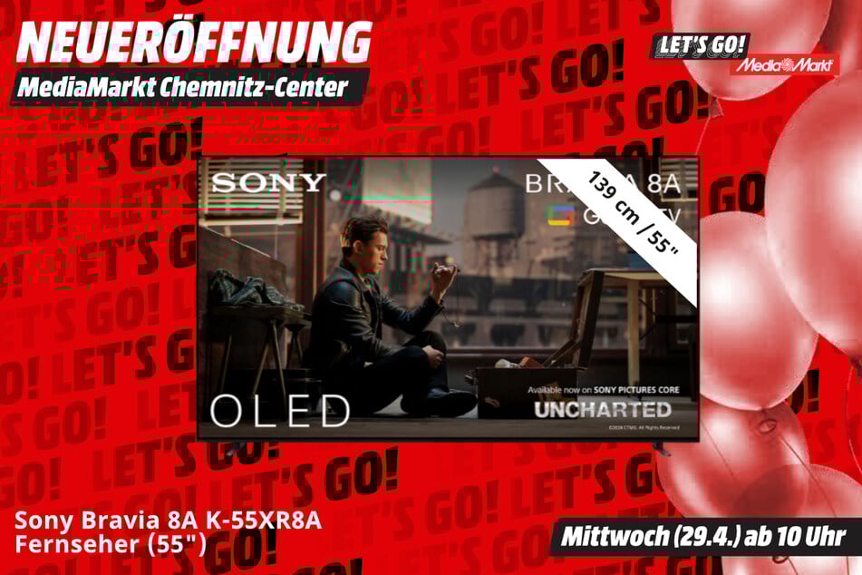 55-Zoll Sony-Fernseher Bravia 8A K-55XR8A.