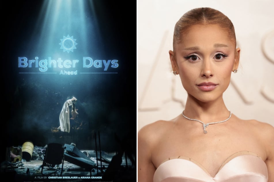 Ariana Grande dropped a cryptic teaser on Instagram announcing a short film titled Brighter Days Ahead, which is set to premiere along with her upcoming deluxe album!