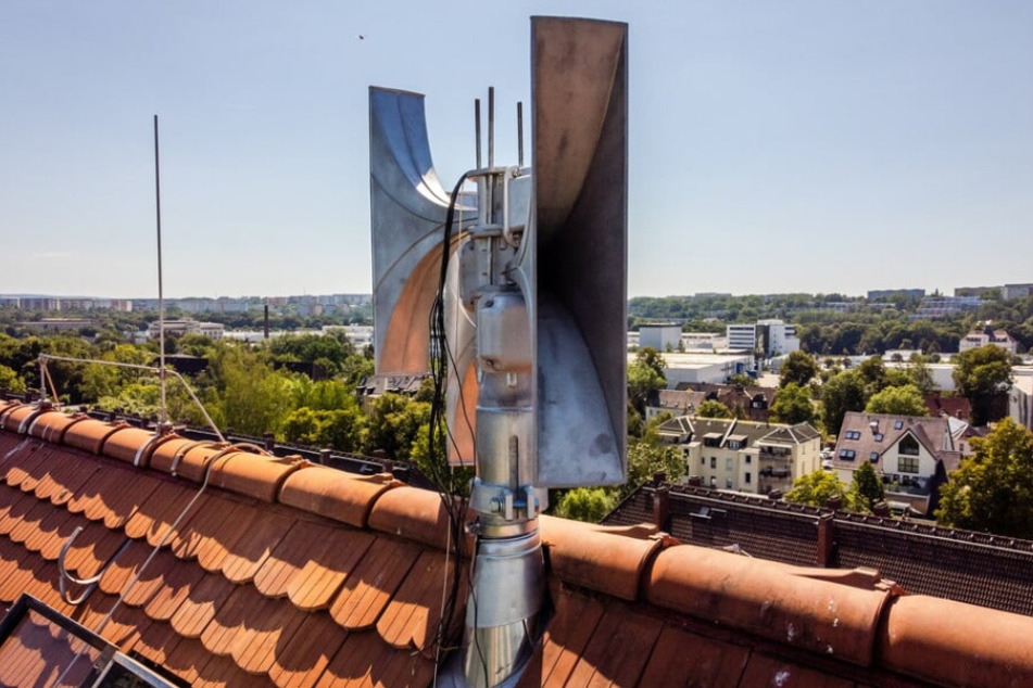 Insgesamt 39 Sirenen sind in Chemnitz installiert.