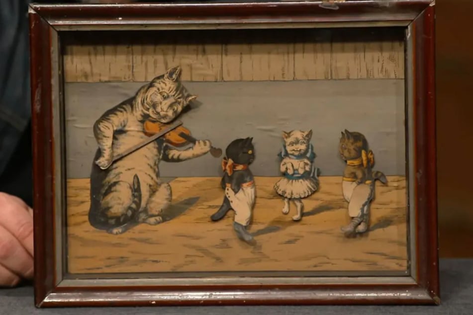 Das "Katzenorchester" wurde laut der Expertise von Sven Deutschmanek (50) um 1900 in Leipzig gefertigt.