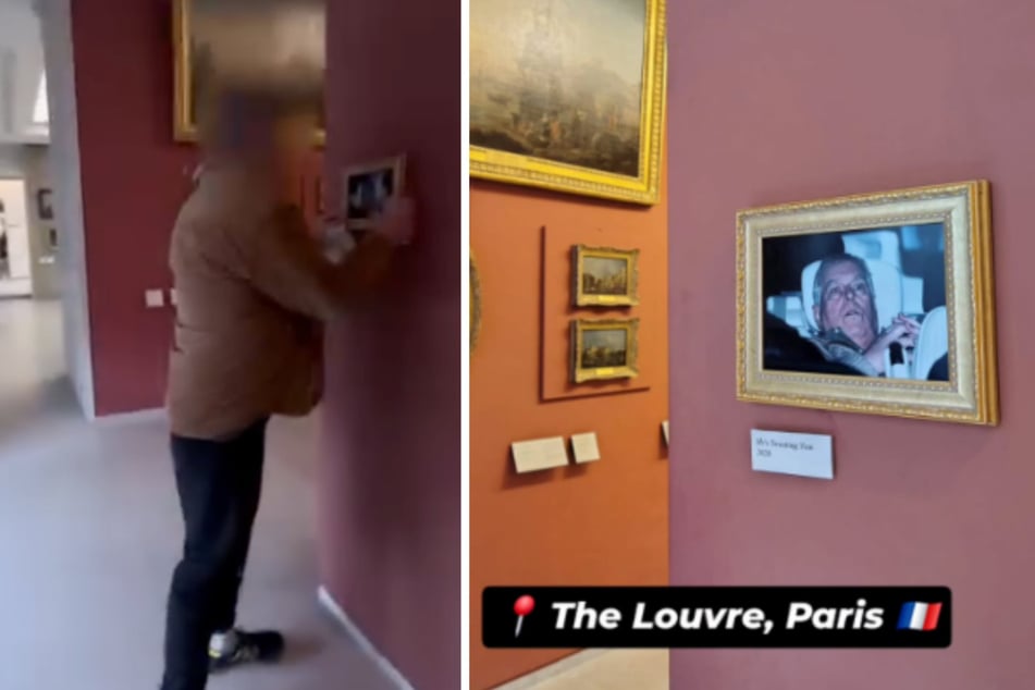 Ex-Prinz Andrew hängt plötzlich im Louvre: Wie kommt dieses unvorteilhafte Bild dahin?