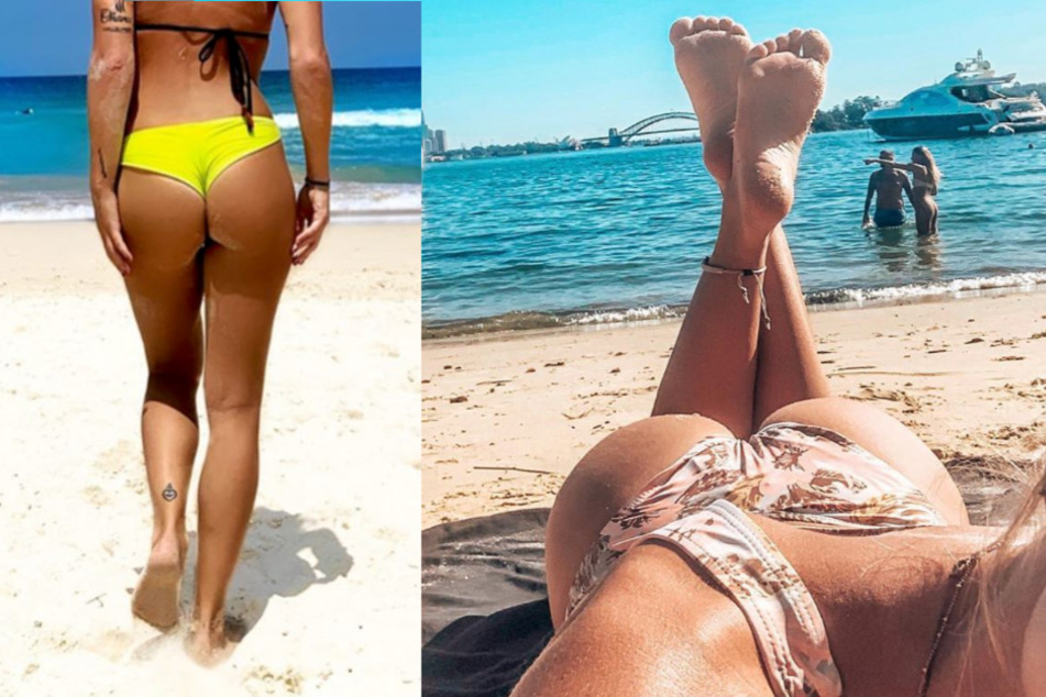 Heiß! Welche Lady räkelt sich denn hier schon wieder am Strand?