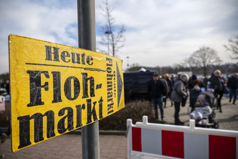 Im Chemnitz Center ist wieder Trödelmarkt.