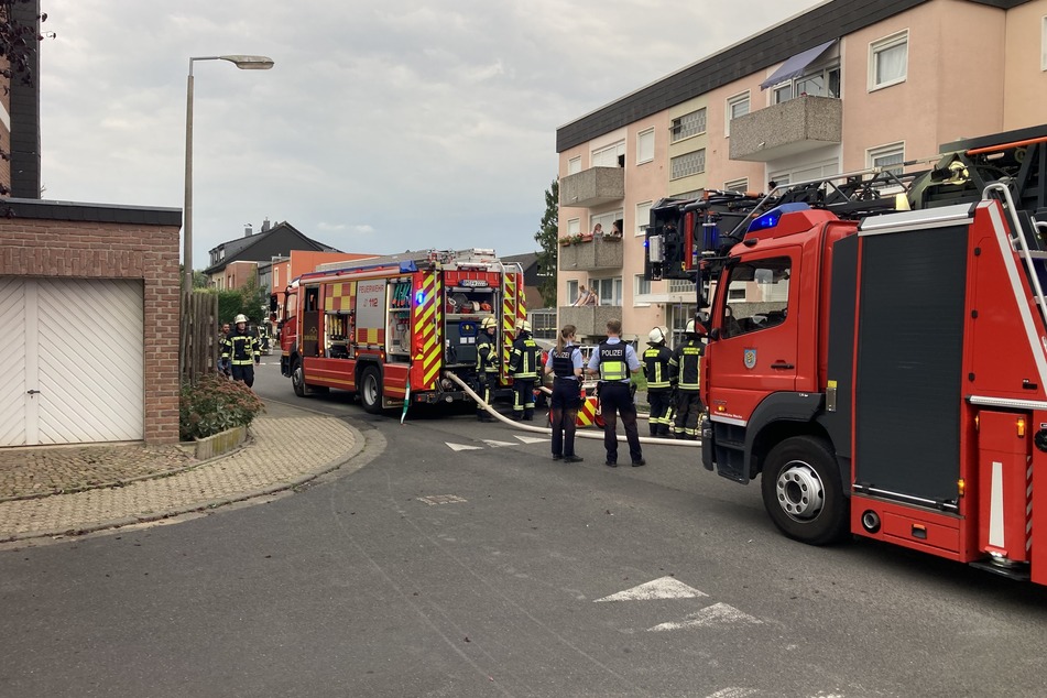 In einem Mehrfamilienhaus in Bergheim Quadrath-Ichendorf kam es zu einem Kellerbrand.