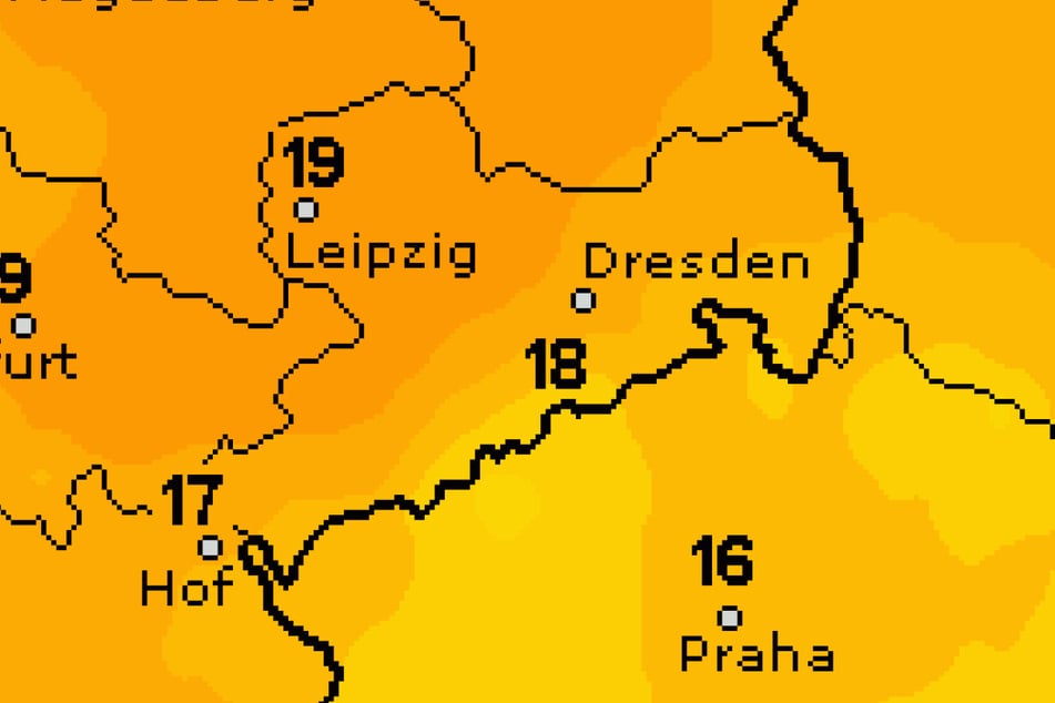 Die Temperaturen gestalten sich noch einmal angenehm mild. Gebietsweise werden am Freitag sogar noch einmal die 20 Grad erreicht.