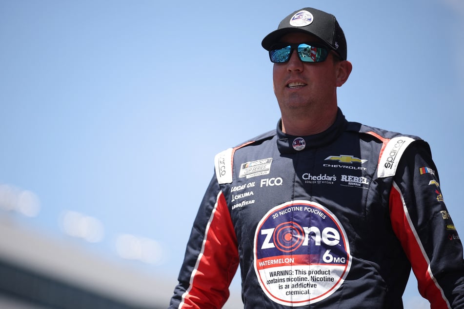 Kyle Busch is introduced prior to the NASCAR Cup Series Würth 400 presented by LIQUI MOLY at Texas Motor Speedway in Fort Worth on May 3, 2026.