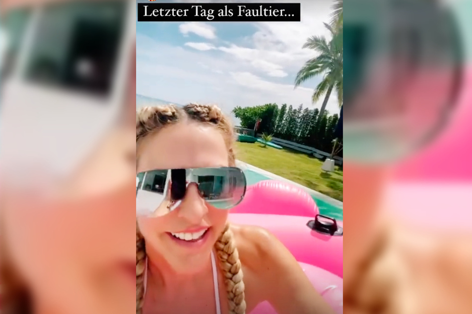 "Letzter Tag als Faultier", überschrieb Sonya Kraus (49) eine Instagram-Story vom Samstagabend.