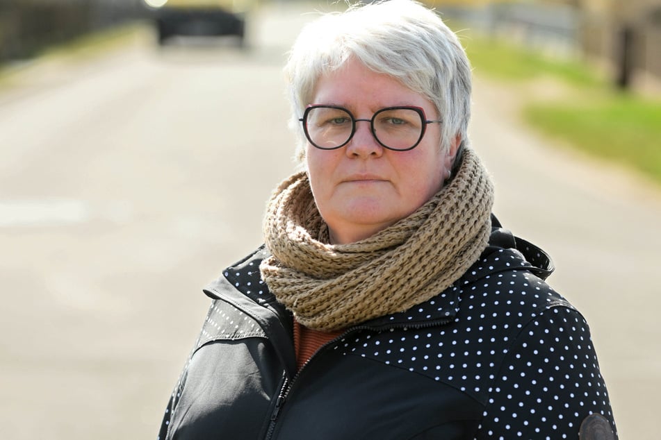 Anwohnerin Doreen Peter (53) würde dem Storch auch auf ihrem Grundstück Platz geben.