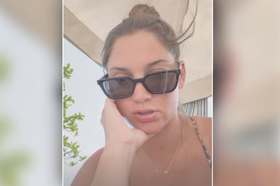 Influencerin Tanja Makaric genießt derzeit noch das Leben in Dubai am Strand und Pool.