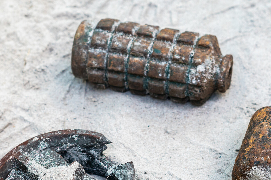 The retiree attacked the utility workers with a grenade (stock image).