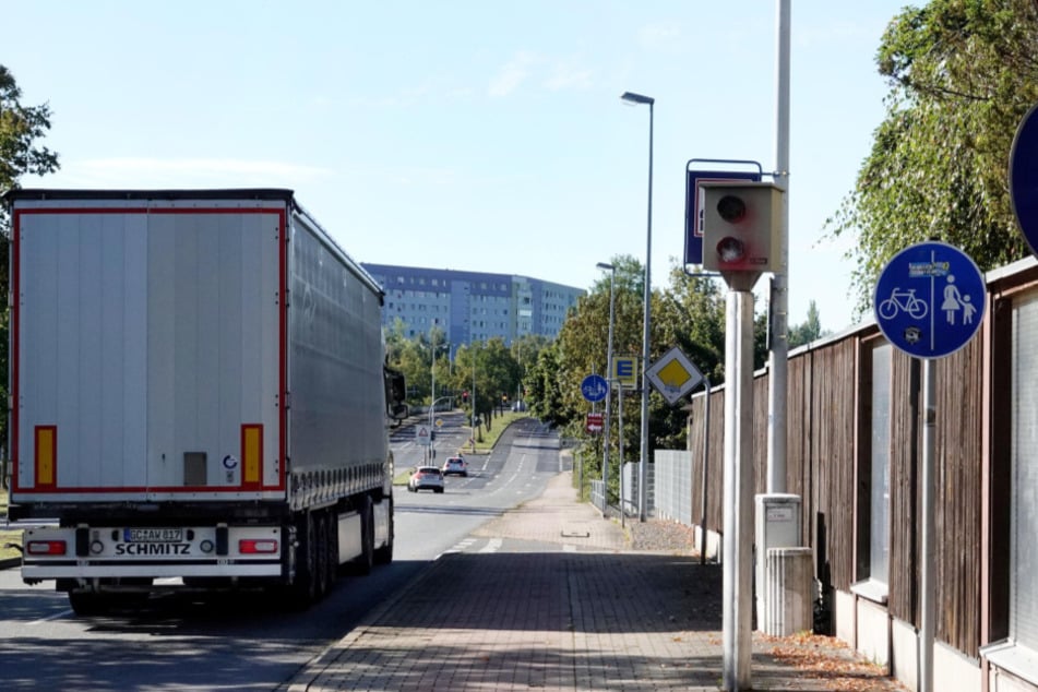 Seit Anfang 2024 ist der Blitzer auf der Stollberger Straße inaktiv.