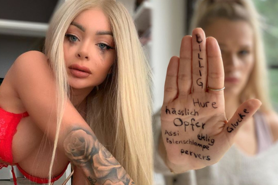 Katja Krasavice (23) und Sara Kulka (29) sprachen in der ProSieben-Show "taff" über Cybermobbing. (Bildmontage)