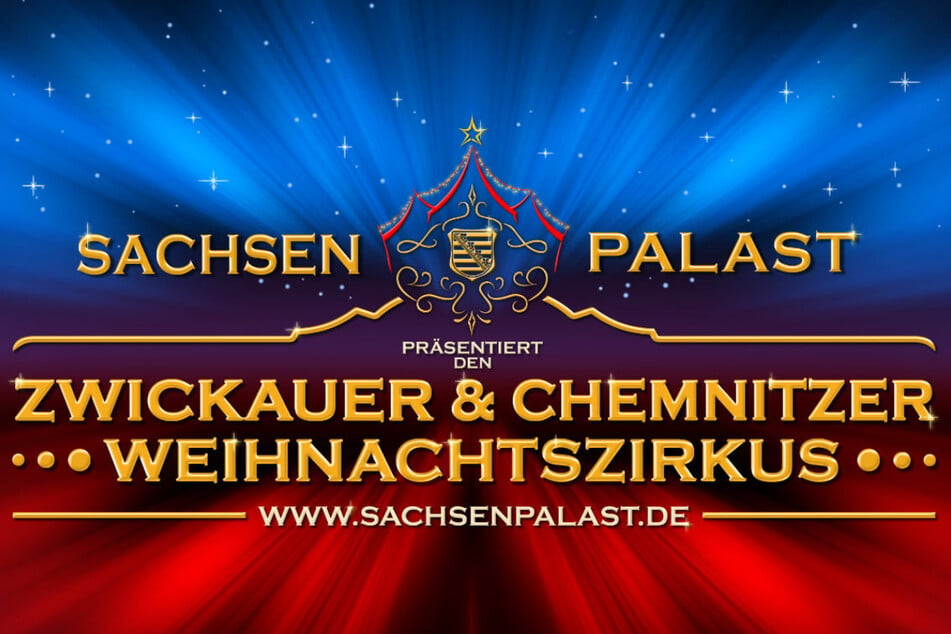 Der Sachsenpalast Weihnachtszirkus von 19. Dezember bis 5. Januar in Chemnitz und Zwickau.