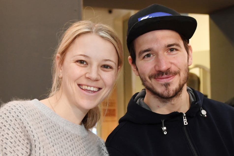 Felix Neureuther (36) und seine Frau, die Ex-Biathetin Miriam Neureuther (30).