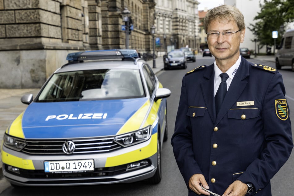 Polizeipräsident Lutz Rodig (58) hat die Leitung der Polizeidirektion Dresden übernommen.