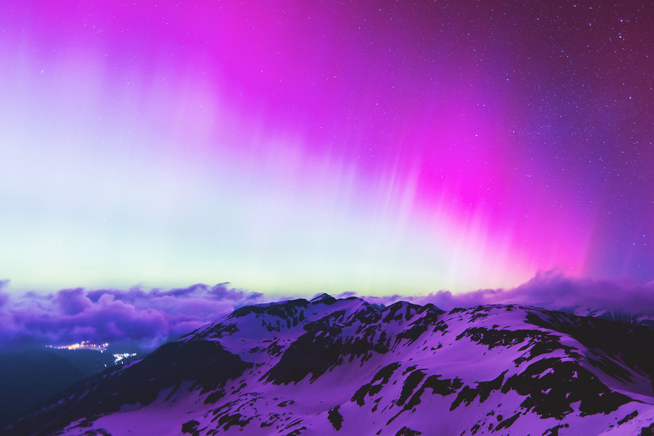 Selbst über den Alpen in Österreich gab es das Spektakel in der zurückliegenden Nacht zu sehen.