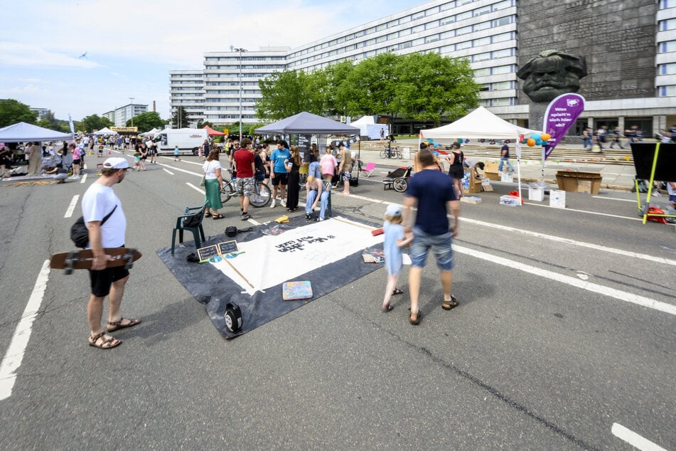 Die Brückenstraße war zur "Fête de la Musique" im Juni ein großer Spielplatz.