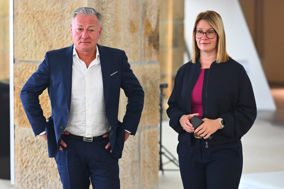 Die bittere Nachricht vom Vortag hallte beim Vorstandsvorsitzenden Hubert Körner (l.) und Geschäftsführerin Sandra Zimmermann auch am Mittwoch nach.