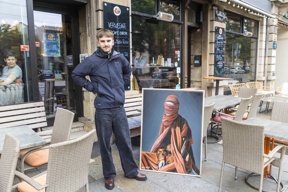 Inspiriert von der Wüste: Künstler Mattis Richter (22).