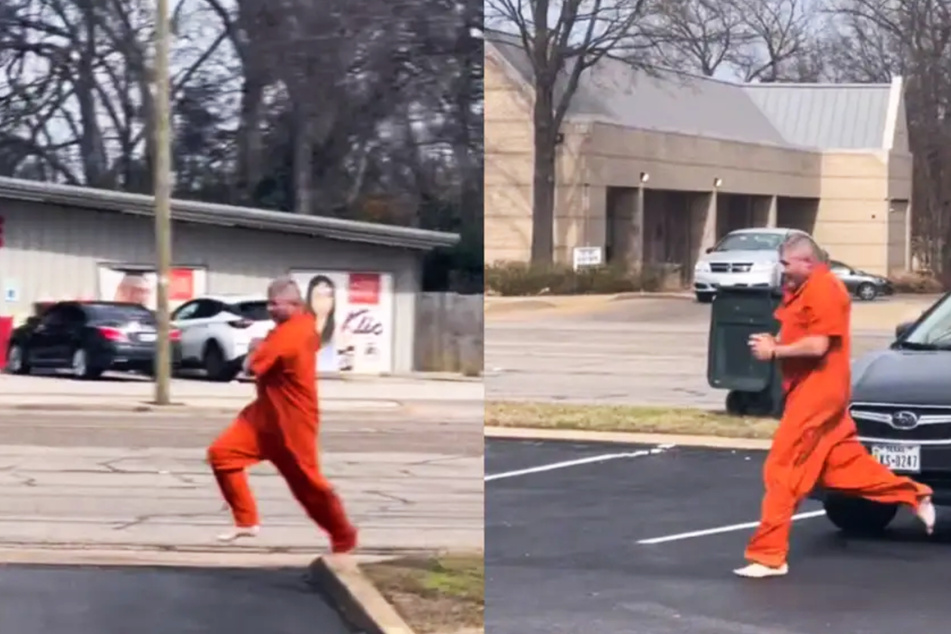 Live und in Farbe: Passanten filmen zufällig Flucht eines Häftlings aus Polizei-Transporter!