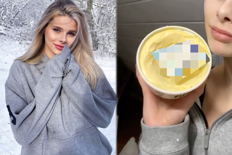 EX-GNTM-Kandidatin macht rätselhafte Entdeckung in Margarine-Dose