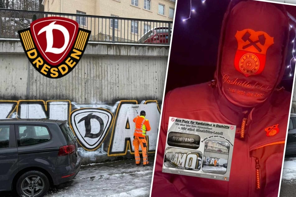 Vermummter Bürgermeister appelliert an Dynamo-Fans